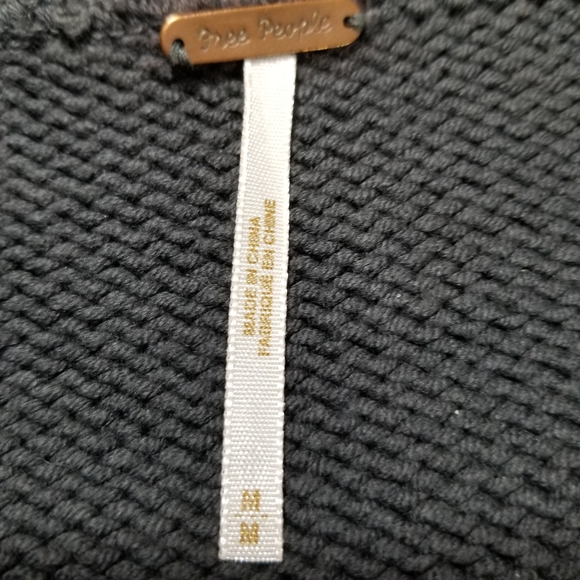 Free People Dark Grey Sweater - Picture 6 of 8